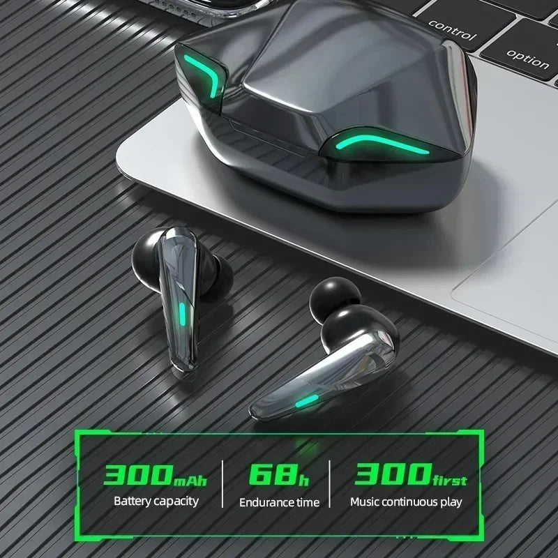 Wireless bluetooth Headset TWS 5.3 Stereo Earbuds Low Latency Earphones Bluetooth With Mic for smartphones